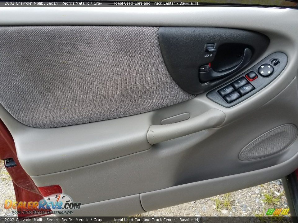 2002 Chevrolet Malibu Sedan Redfire Metallic / Gray Photo #20