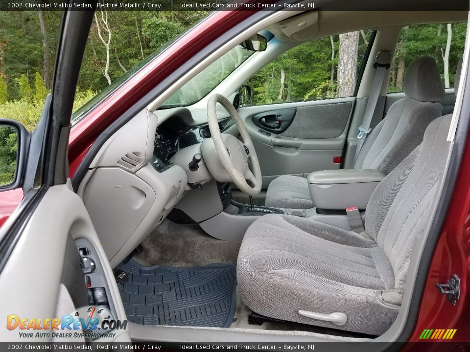 2002 Chevrolet Malibu Sedan Redfire Metallic / Gray Photo #21
