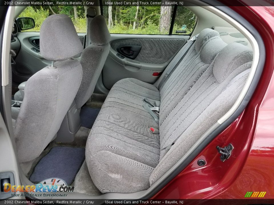 2002 Chevrolet Malibu Sedan Redfire Metallic / Gray Photo #23