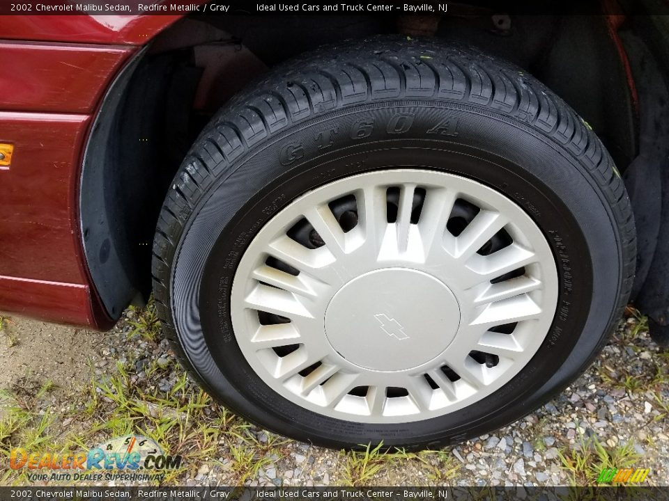 2002 Chevrolet Malibu Sedan Redfire Metallic / Gray Photo #25