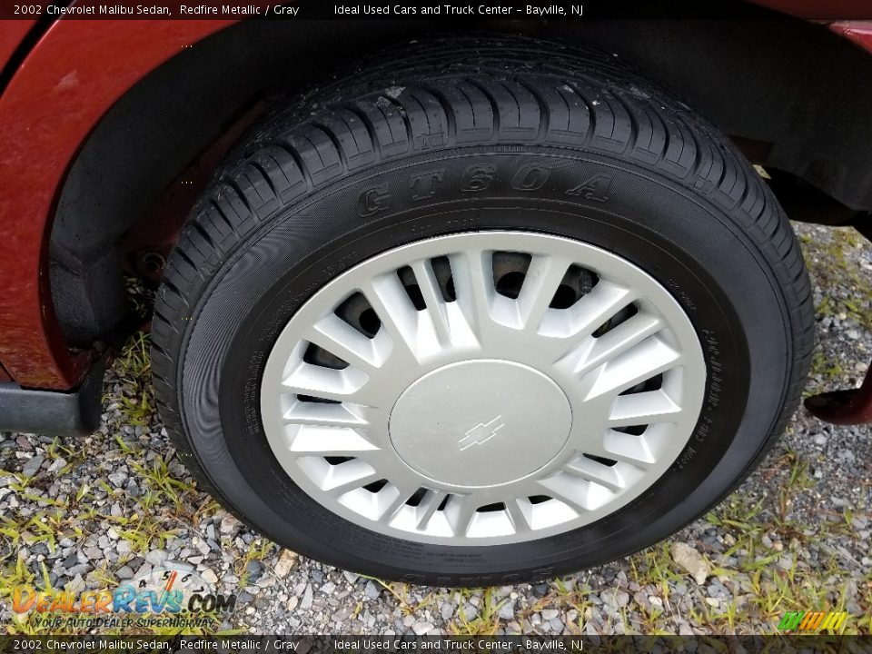 2002 Chevrolet Malibu Sedan Redfire Metallic / Gray Photo #26