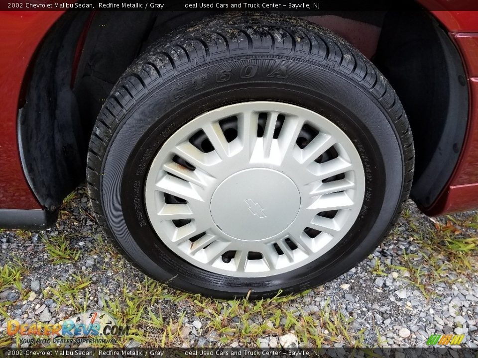 2002 Chevrolet Malibu Sedan Redfire Metallic / Gray Photo #28