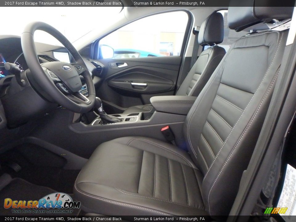 2017 Ford Escape Titanium 4WD Shadow Black / Charcoal Black Photo #6