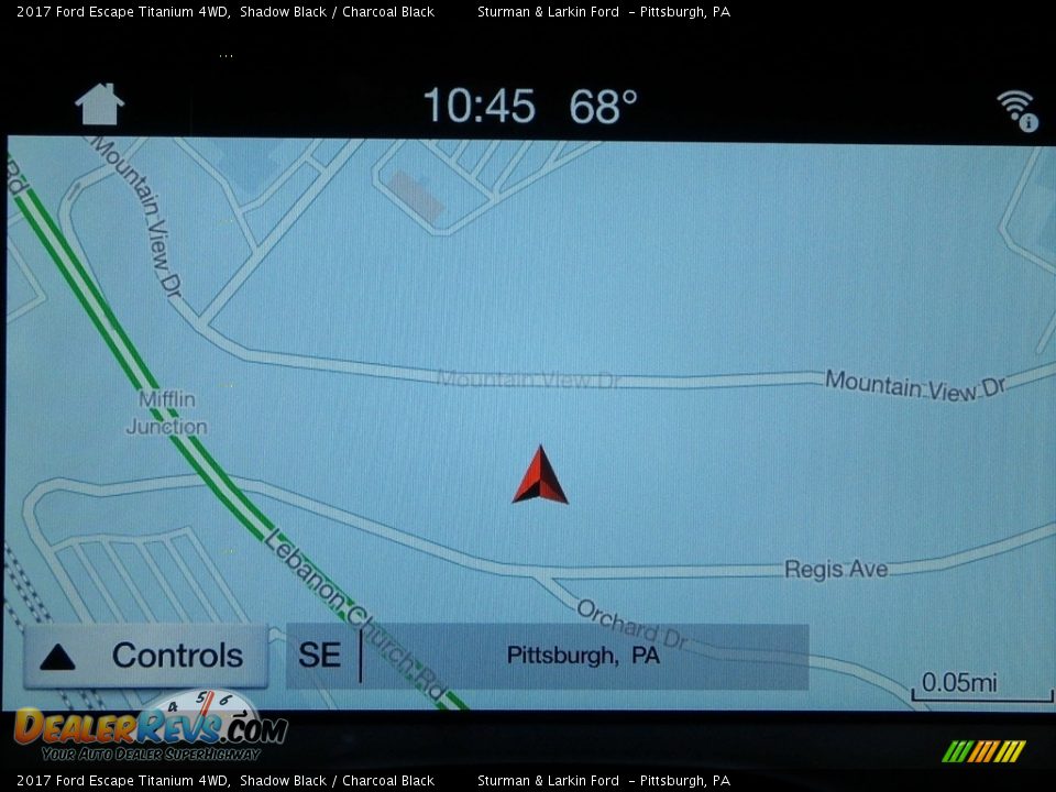 2017 Ford Escape Titanium 4WD Shadow Black / Charcoal Black Photo #12