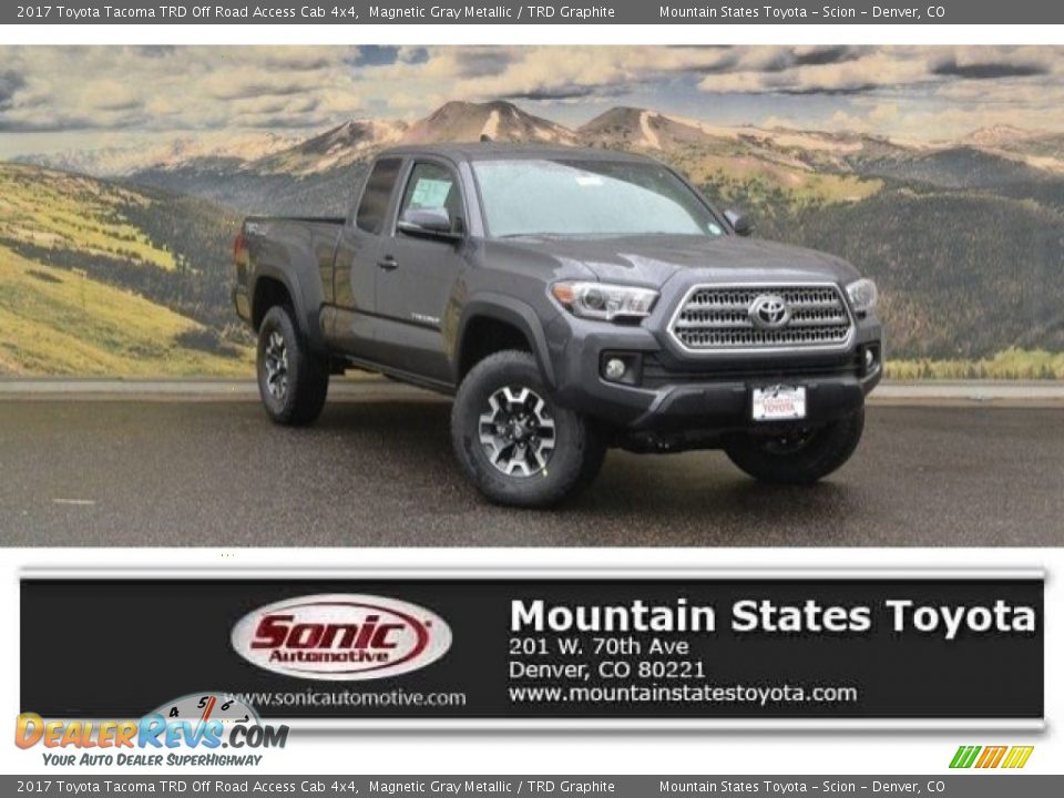2017 Toyota Tacoma TRD Off Road Access Cab 4x4 Magnetic Gray Metallic / TRD Graphite Photo #1
