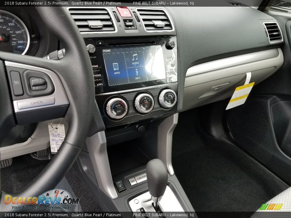 2018 Subaru Forester 2.5i Premium Quartz Blue Pearl / Platinum Photo #10