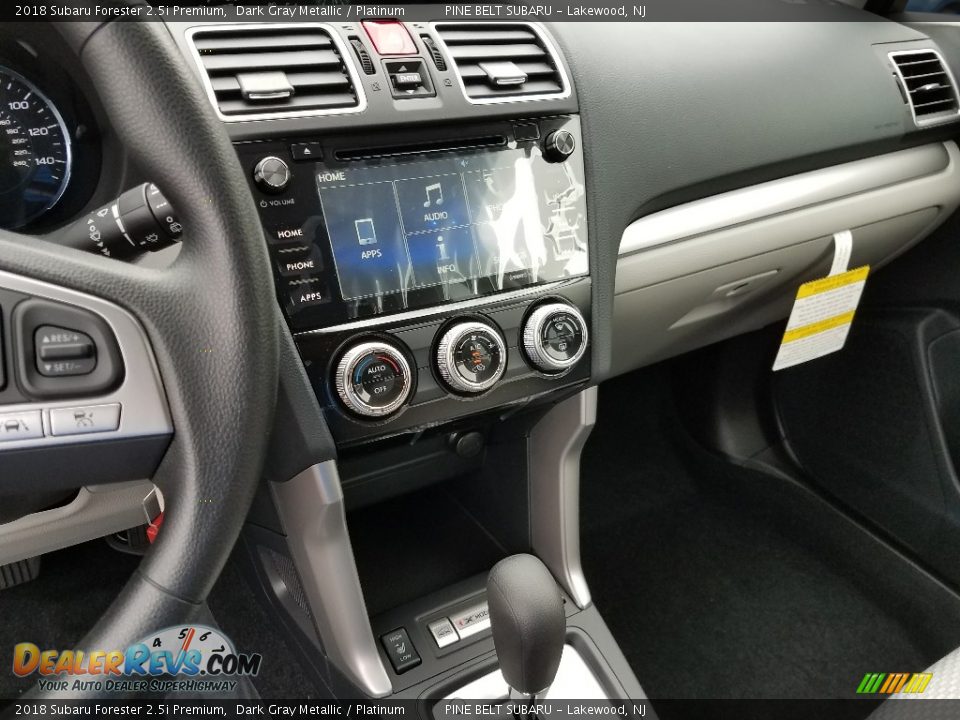 2018 Subaru Forester 2.5i Premium Dark Gray Metallic / Platinum Photo #10