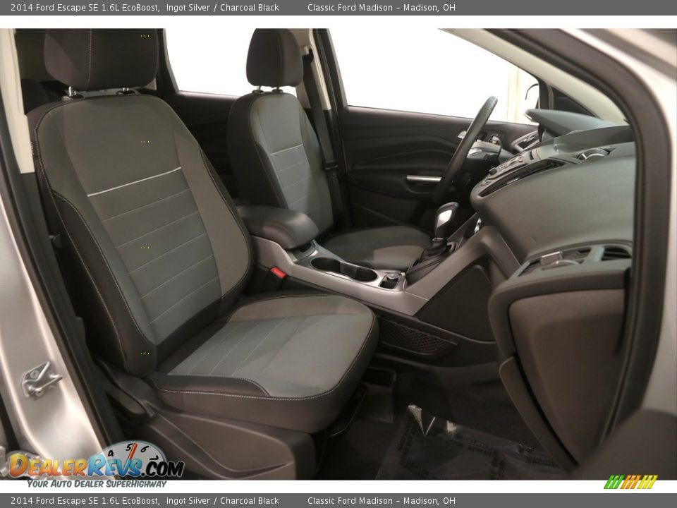 2014 Ford Escape SE 1.6L EcoBoost Ingot Silver / Charcoal Black Photo #15