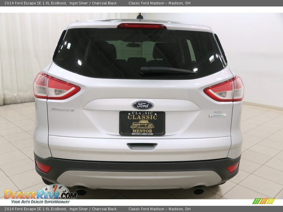 2014 Ford Escape SE 1.6L EcoBoost Ingot Silver / Charcoal Black Photo #18