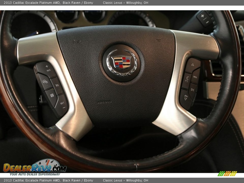 2013 Cadillac Escalade Platinum AWD Black Raven / Ebony Photo #11