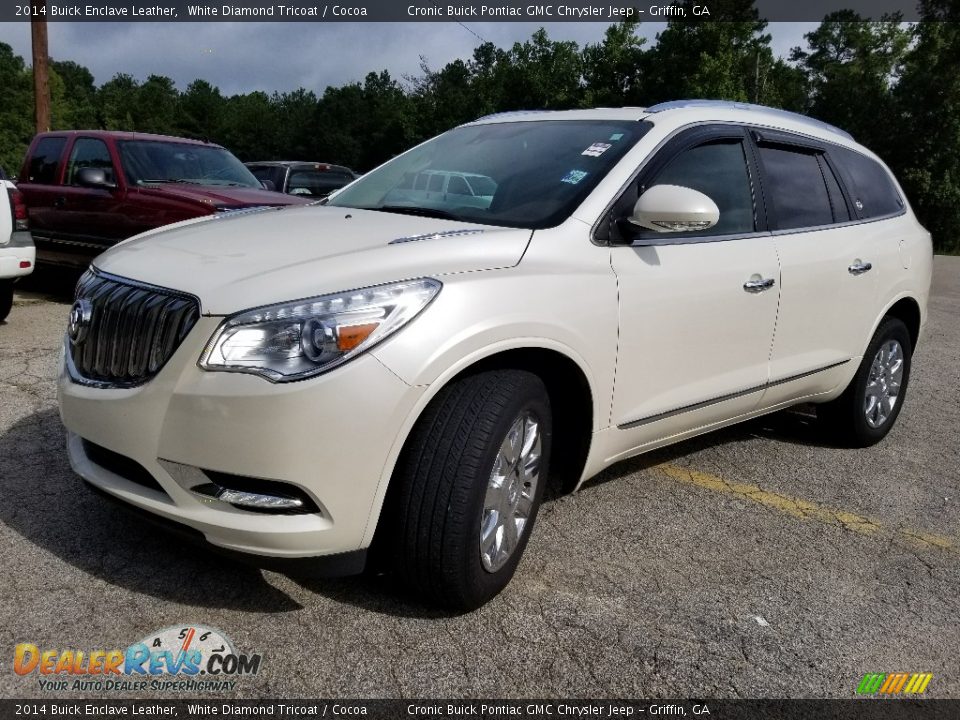 2014 Buick Enclave Leather White Diamond Tricoat / Cocoa Photo #1