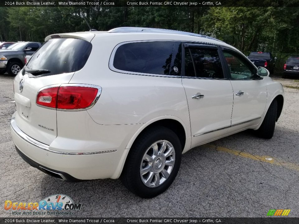 2014 Buick Enclave Leather White Diamond Tricoat / Cocoa Photo #2