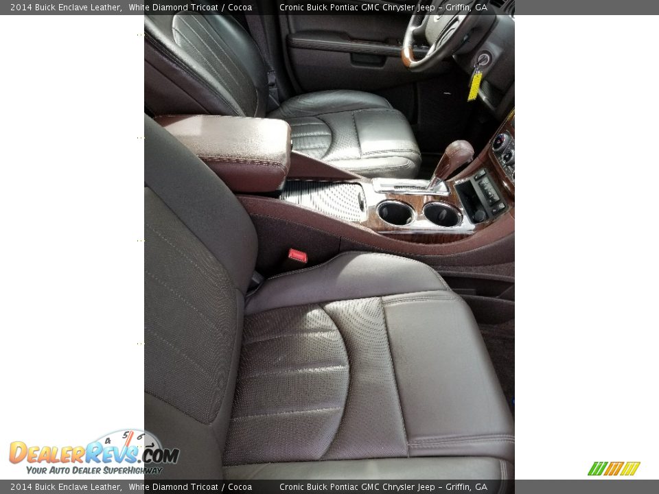 2014 Buick Enclave Leather White Diamond Tricoat / Cocoa Photo #3