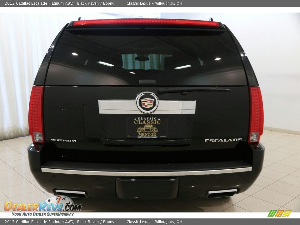 2013 Cadillac Escalade Platinum AWD Black Raven / Ebony Photo #32