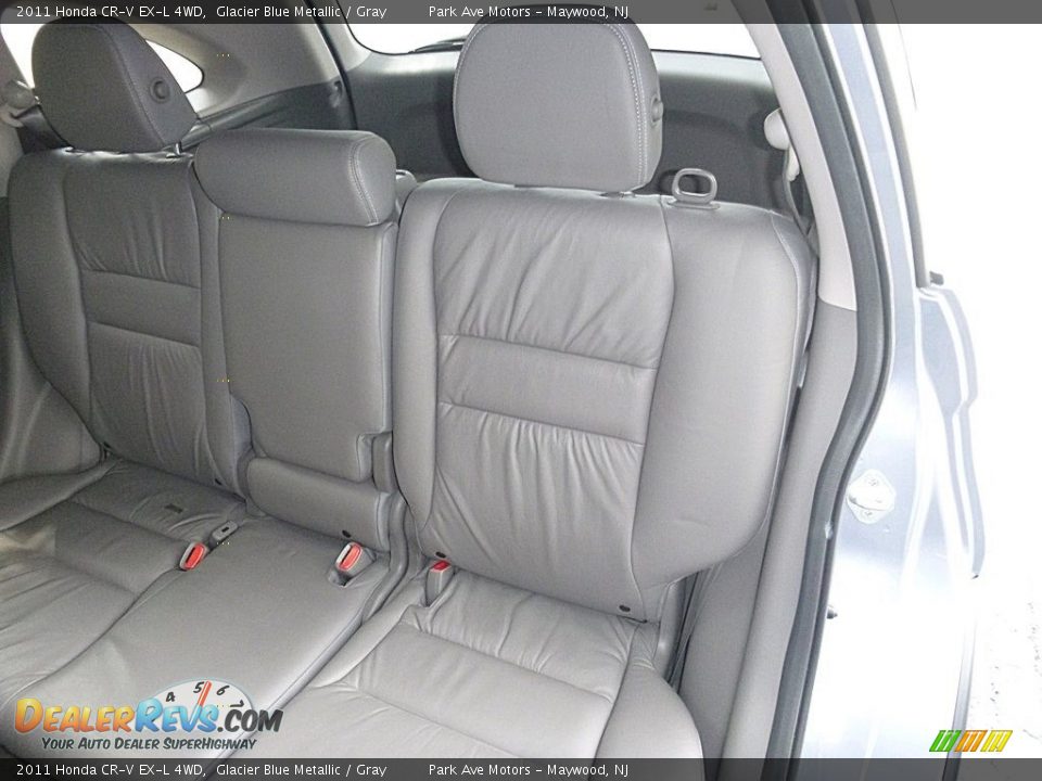2011 Honda CR-V EX-L 4WD Glacier Blue Metallic / Gray Photo #15