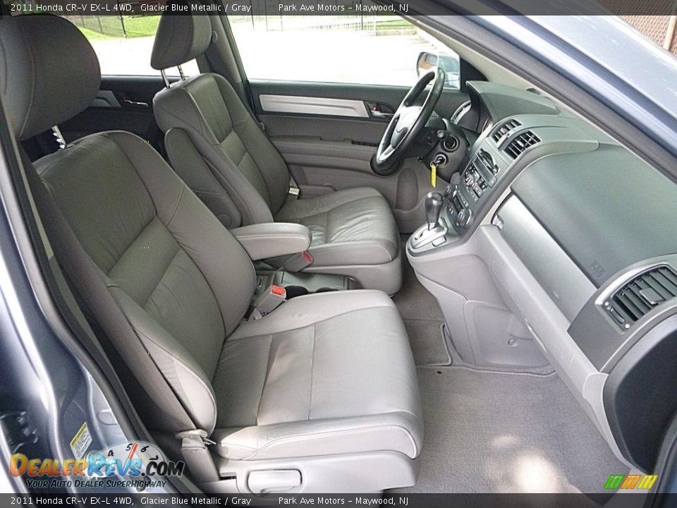 2011 Honda CR-V EX-L 4WD Glacier Blue Metallic / Gray Photo #20