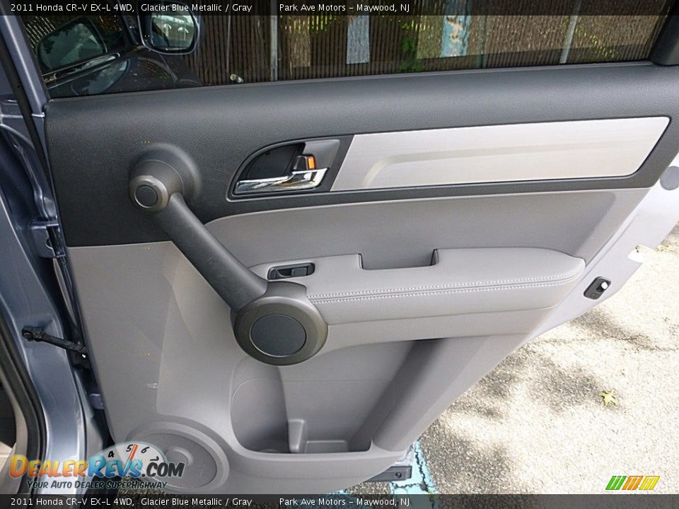 2011 Honda CR-V EX-L 4WD Glacier Blue Metallic / Gray Photo #22