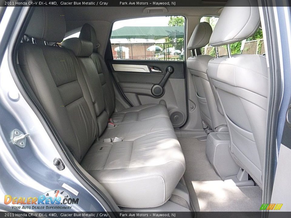 2011 Honda CR-V EX-L 4WD Glacier Blue Metallic / Gray Photo #25