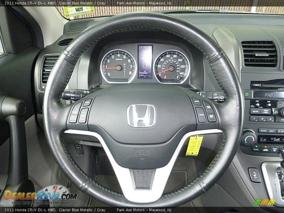 2011 Honda CR-V EX-L 4WD Glacier Blue Metallic / Gray Photo #29