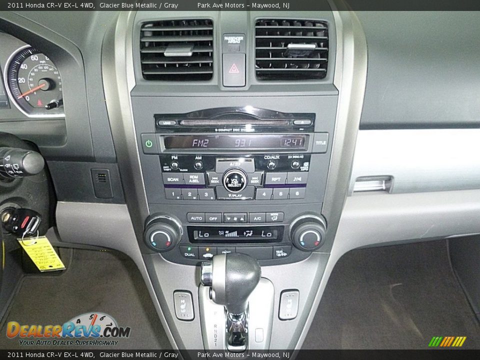 2011 Honda CR-V EX-L 4WD Glacier Blue Metallic / Gray Photo #31