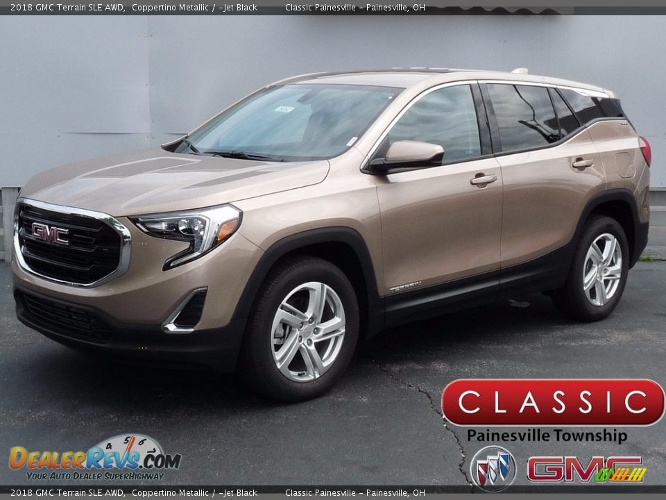 2018 GMC Terrain SLE AWD Coppertino Metallic / ­Jet Black Photo #1