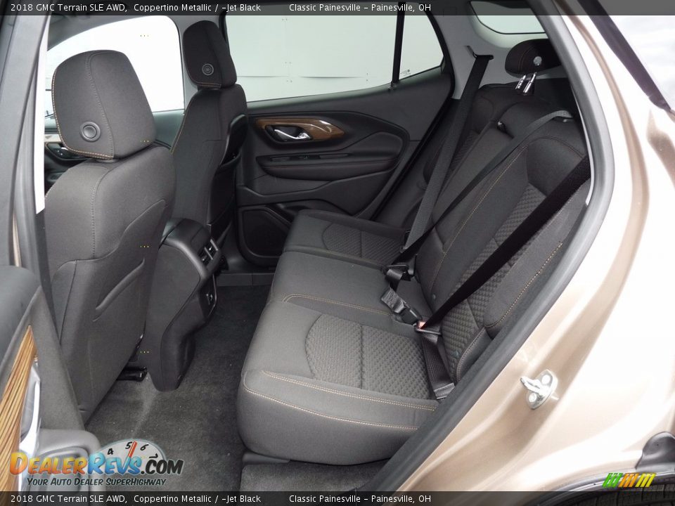 Rear Seat of 2018 GMC Terrain SLE AWD Photo #7