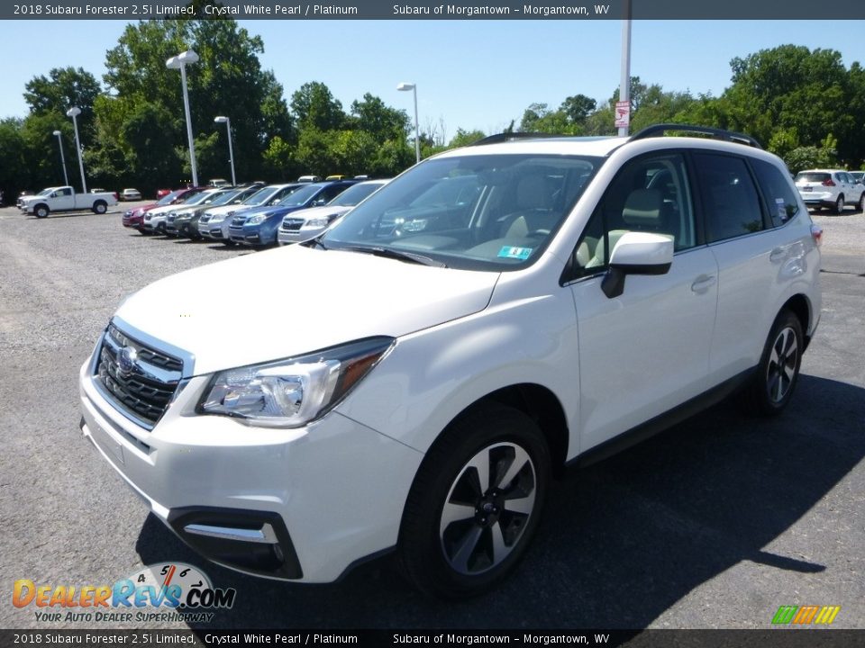 2018 Subaru Forester 2.5i Limited Crystal White Pearl / Platinum Photo #12