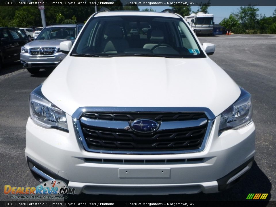 2018 Subaru Forester 2.5i Limited Crystal White Pearl / Platinum Photo #13