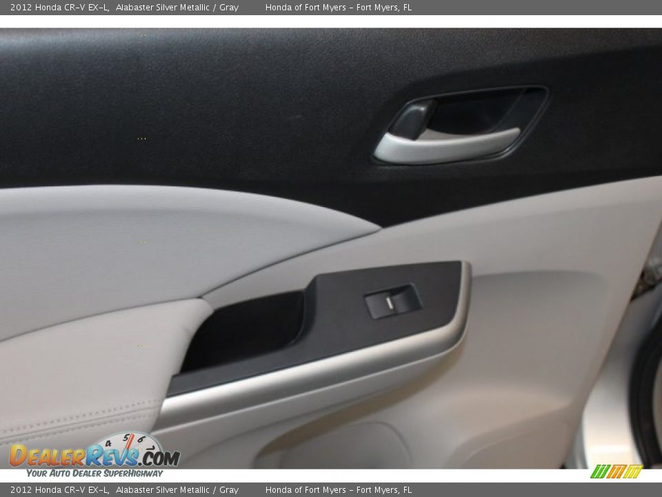 2012 Honda CR-V EX-L Alabaster Silver Metallic / Gray Photo #24