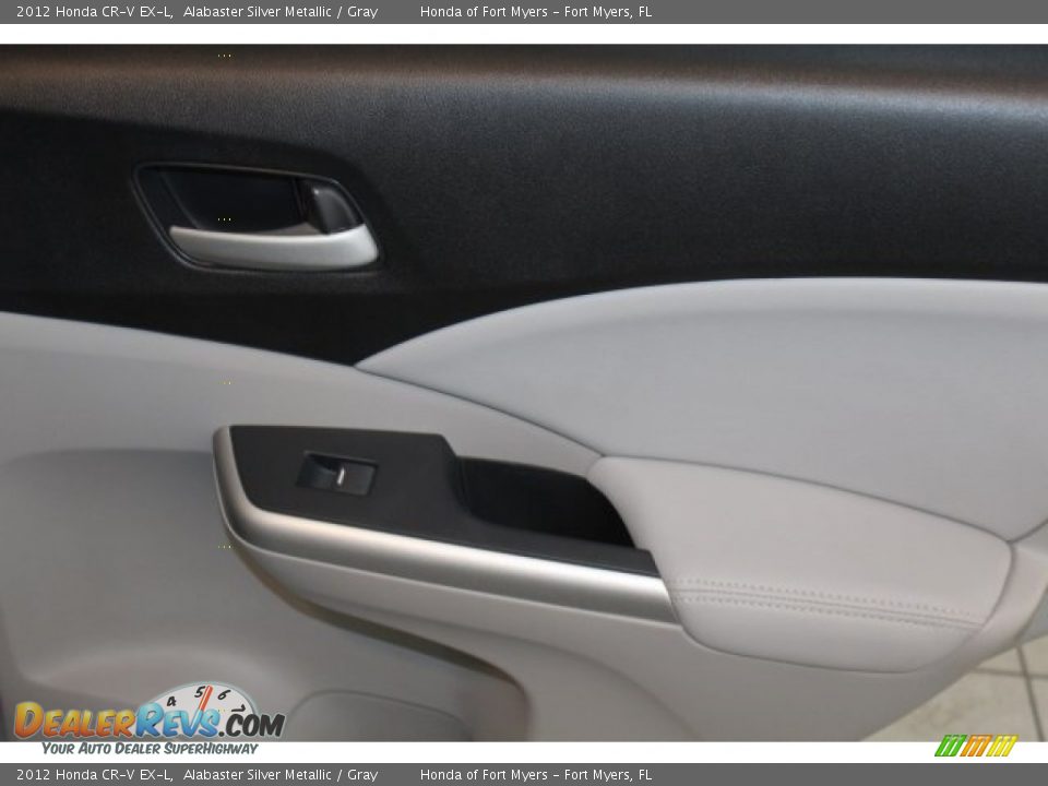 2012 Honda CR-V EX-L Alabaster Silver Metallic / Gray Photo #27