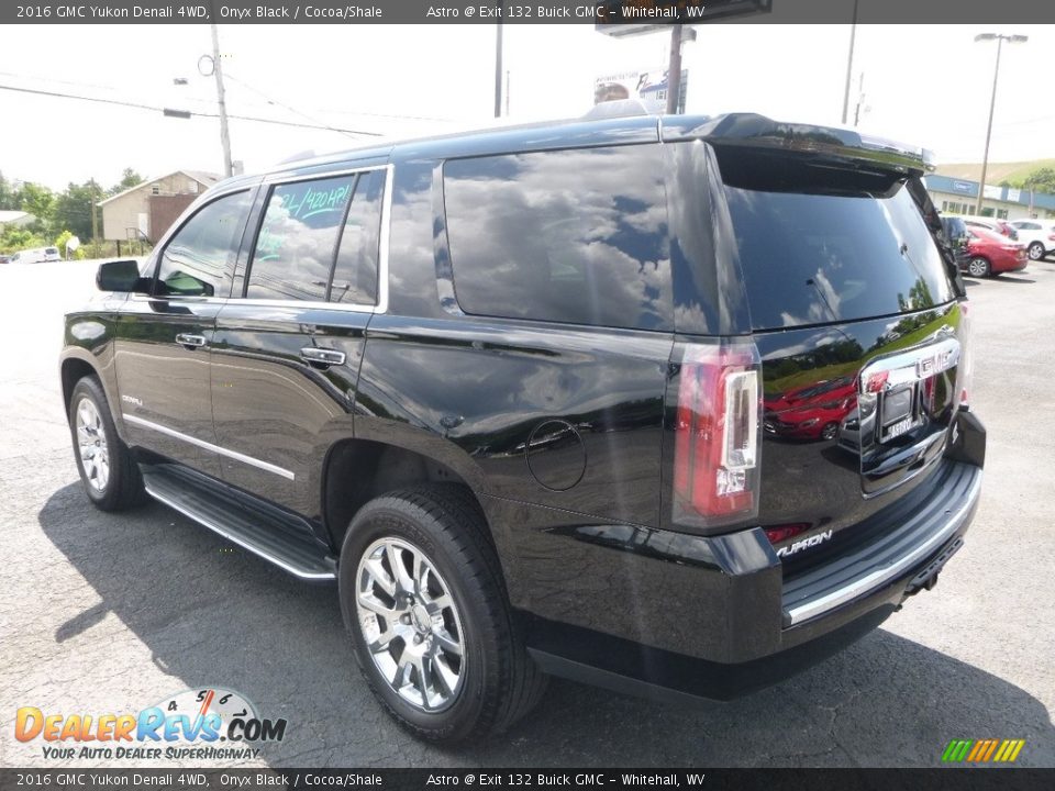 2016 GMC Yukon Denali 4WD Onyx Black / Cocoa/Shale Photo #6