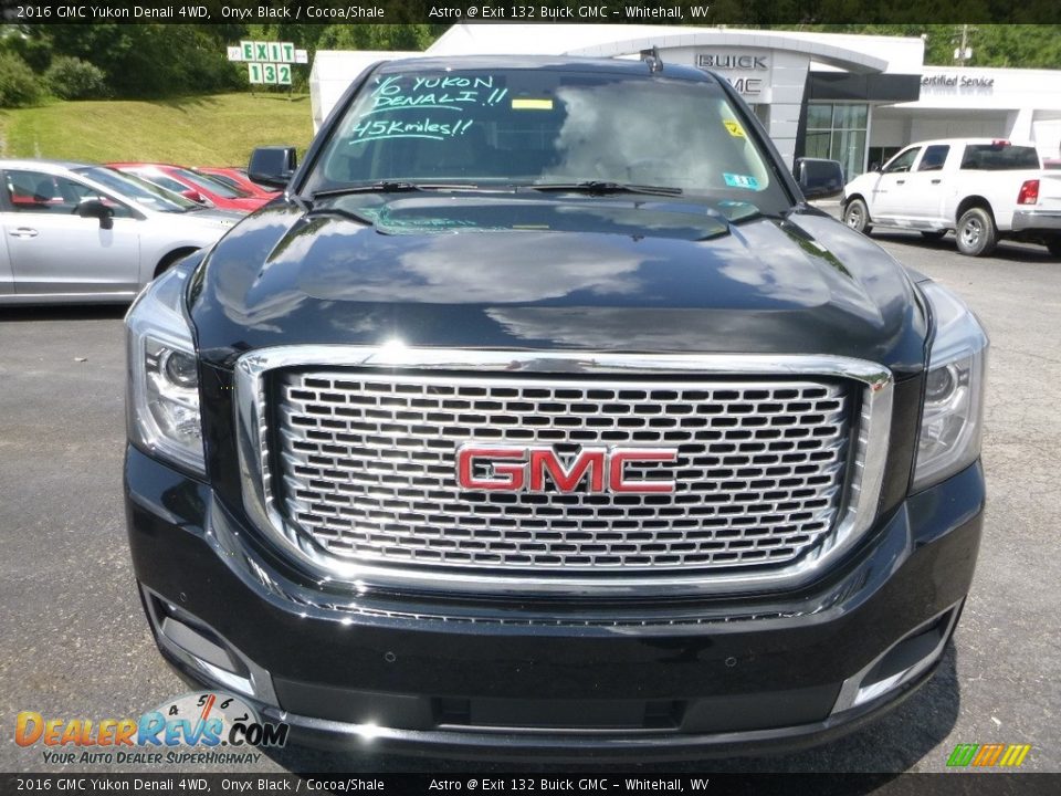 2016 GMC Yukon Denali 4WD Onyx Black / Cocoa/Shale Photo #9