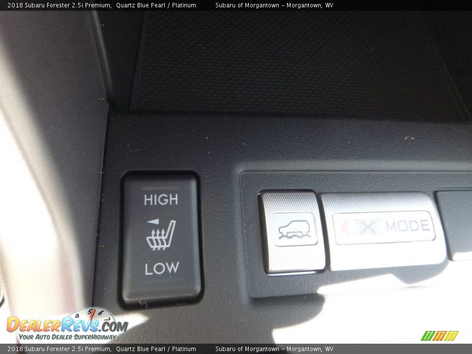 2018 Subaru Forester 2.5i Premium Quartz Blue Pearl / Platinum Photo #19
