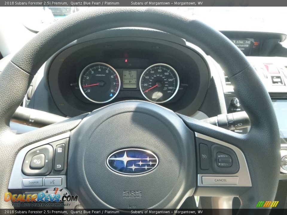 2018 Subaru Forester 2.5i Premium Quartz Blue Pearl / Platinum Photo #20