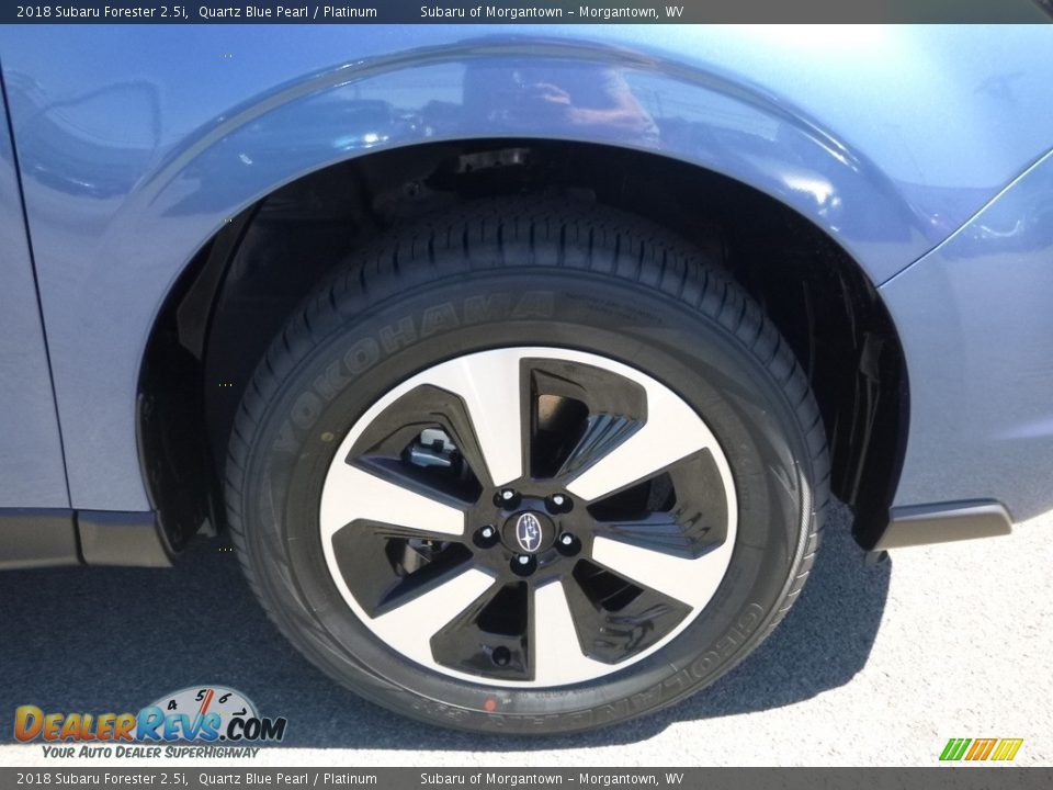 2018 Subaru Forester 2.5i Quartz Blue Pearl / Platinum Photo #2