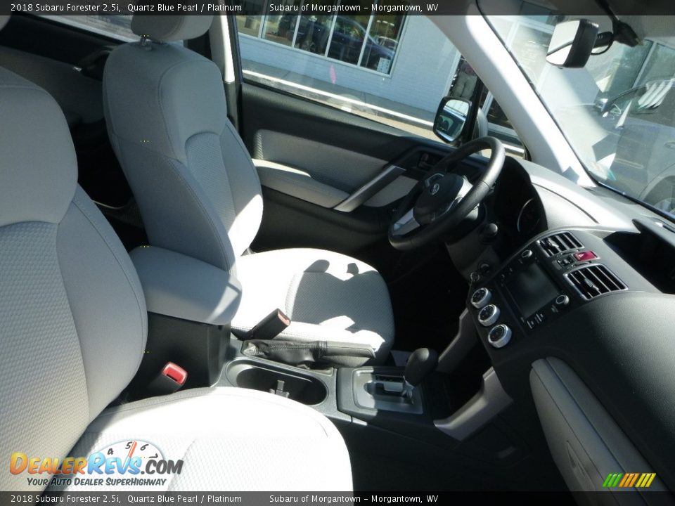 2018 Subaru Forester 2.5i Quartz Blue Pearl / Platinum Photo #11