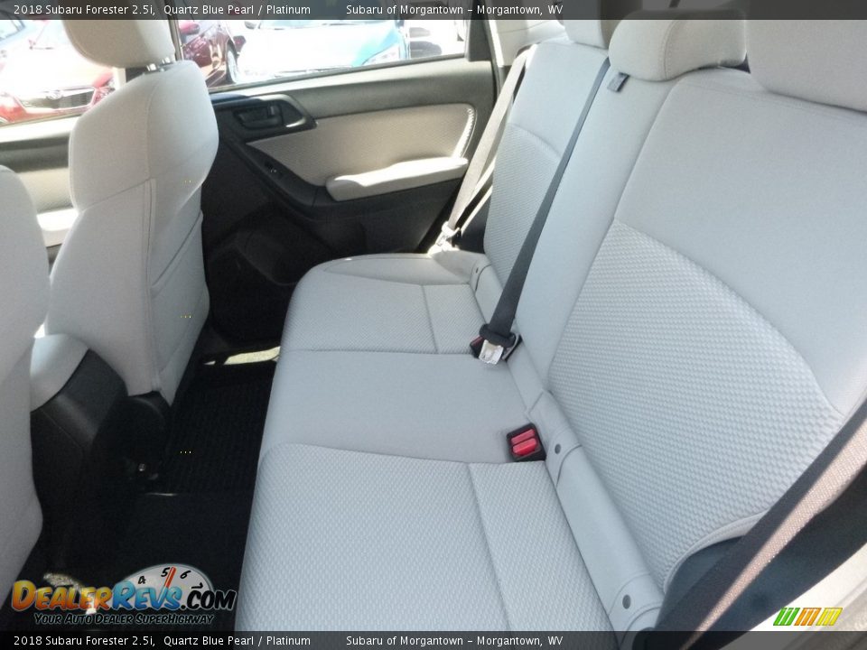2018 Subaru Forester 2.5i Quartz Blue Pearl / Platinum Photo #12