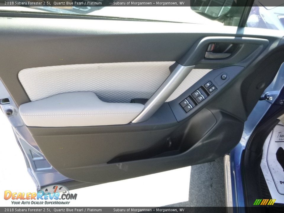 2018 Subaru Forester 2.5i Quartz Blue Pearl / Platinum Photo #13