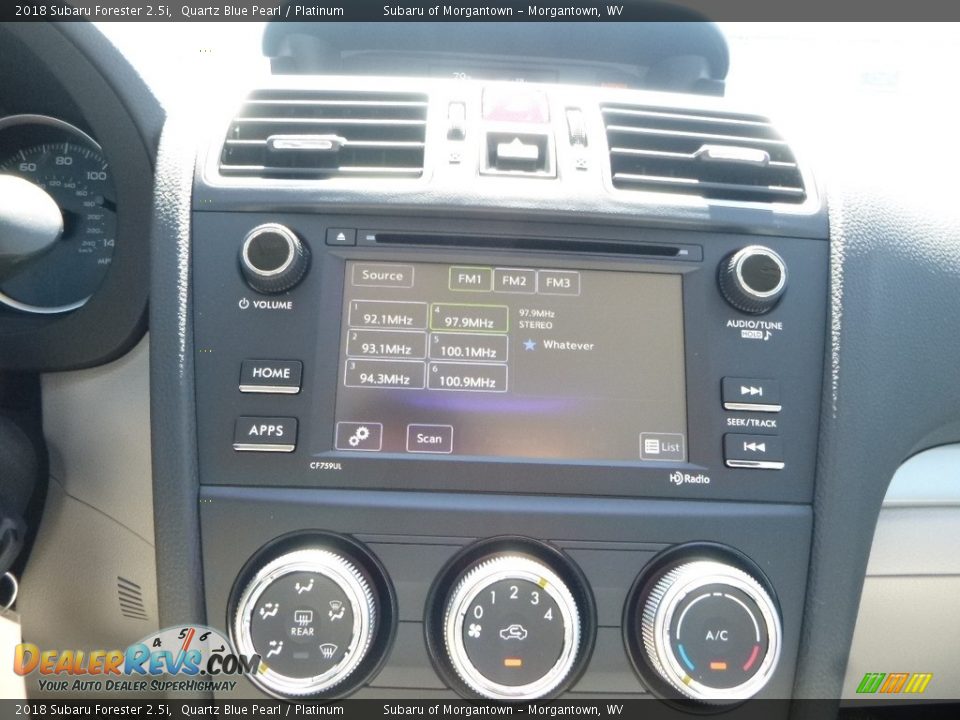 2018 Subaru Forester 2.5i Quartz Blue Pearl / Platinum Photo #16
