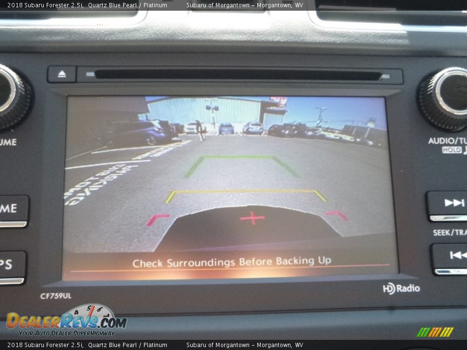 2018 Subaru Forester 2.5i Quartz Blue Pearl / Platinum Photo #17