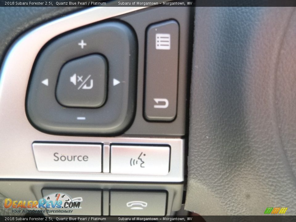 2018 Subaru Forester 2.5i Quartz Blue Pearl / Platinum Photo #18