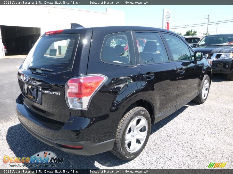 2018 Subaru Forester 2.5i Crystal Black Silica / Black Photo #7
