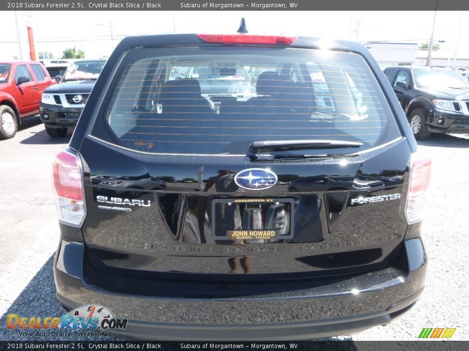 2018 Subaru Forester 2.5i Crystal Black Silica / Black Photo #8