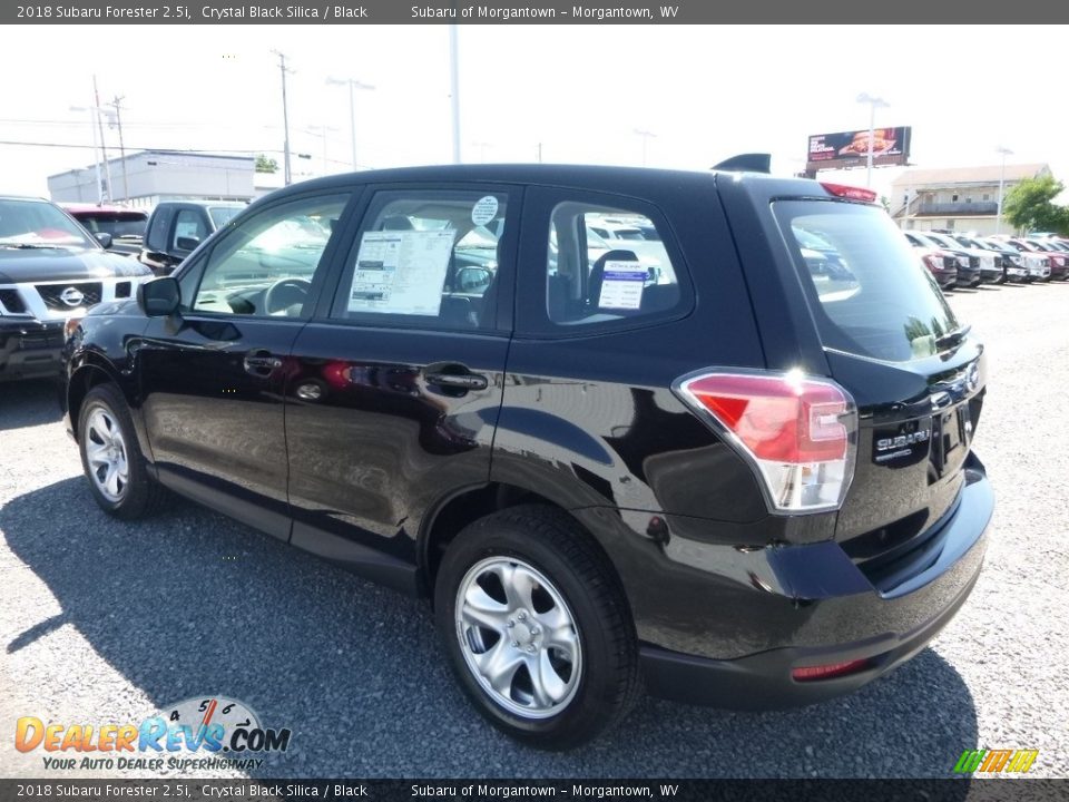 2018 Subaru Forester 2.5i Crystal Black Silica / Black Photo #9