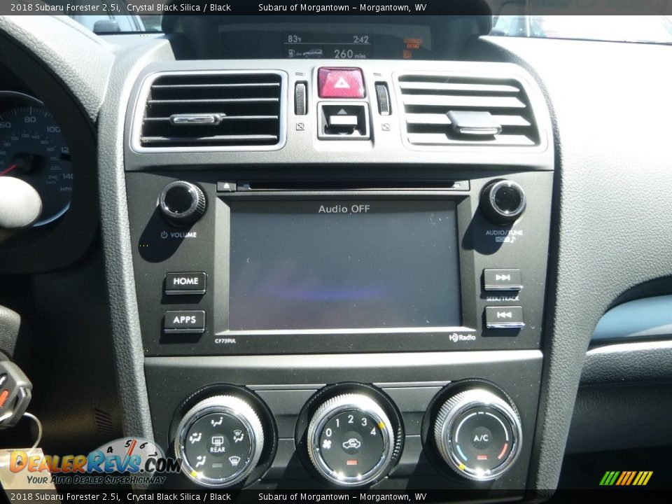 2018 Subaru Forester 2.5i Crystal Black Silica / Black Photo #16