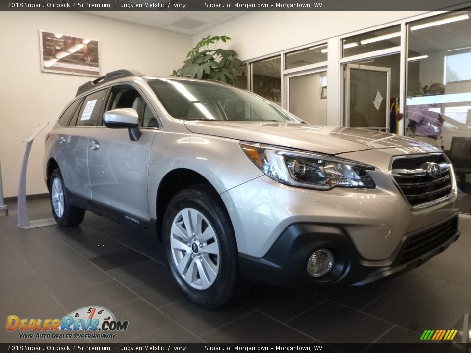 2018 Subaru Outback 2.5i Premium Tungsten Metallic / Ivory Photo #1