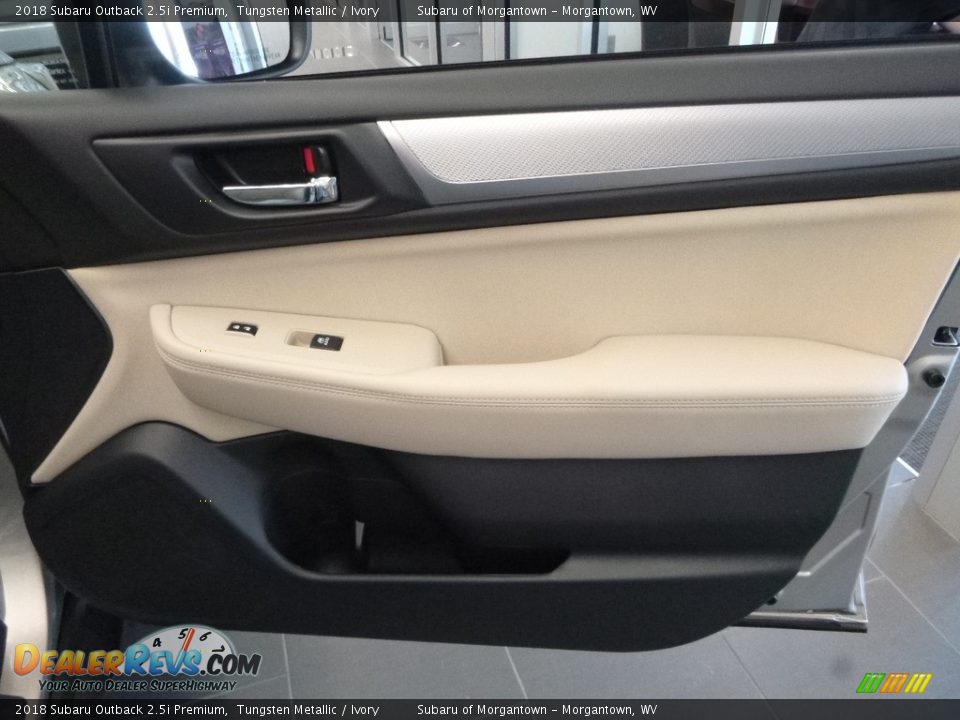 2018 Subaru Outback 2.5i Premium Tungsten Metallic / Ivory Photo #3