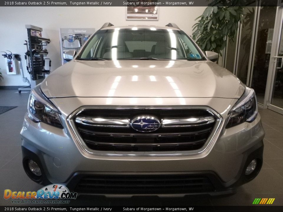 2018 Subaru Outback 2.5i Premium Tungsten Metallic / Ivory Photo #11