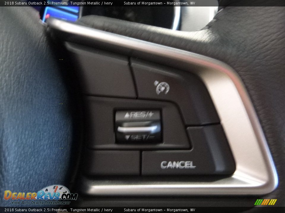 2018 Subaru Outback 2.5i Premium Tungsten Metallic / Ivory Photo #18