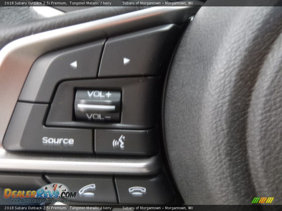 2018 Subaru Outback 2.5i Premium Tungsten Metallic / Ivory Photo #19